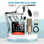 Bộ hát livestream icon upod pro pc k200