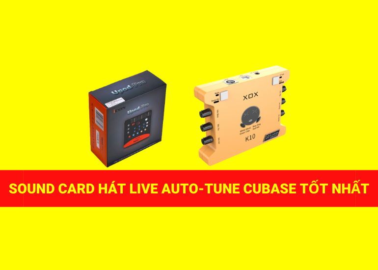 hai dòng sound card hát cubase tốt nhất