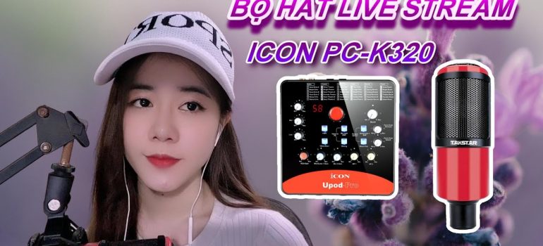 Bộ micro livestream icon upod pro pc k320