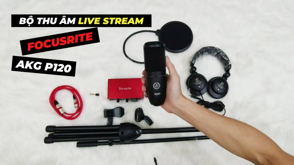 AKG P120 + FOCUSRITE SOLO