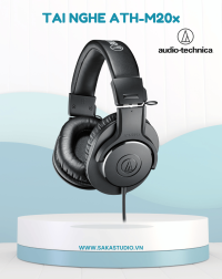 Tai Nghe Kiểm Âm Phòng Thu Audio Technica ATH-M20x