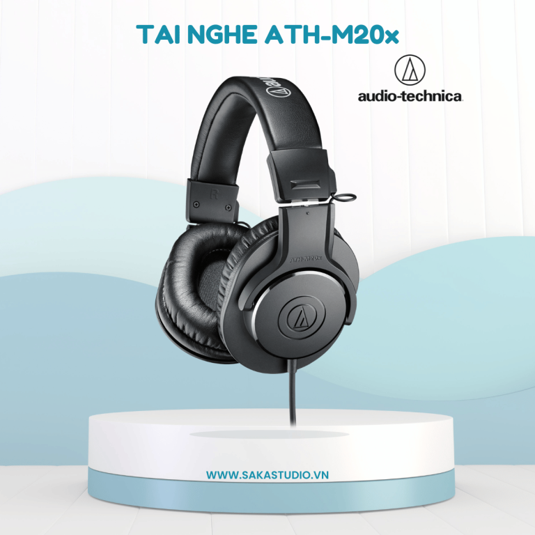 Tai Nghe Kiểm Âm Phòng Thu Audio Technica ATH-M20x
