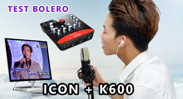 Bộ Hát Livestream Icon Upod Pro + K600 + Cubase 10 Auto-Tune – Hát Bolero Quá Ngọt Ngào