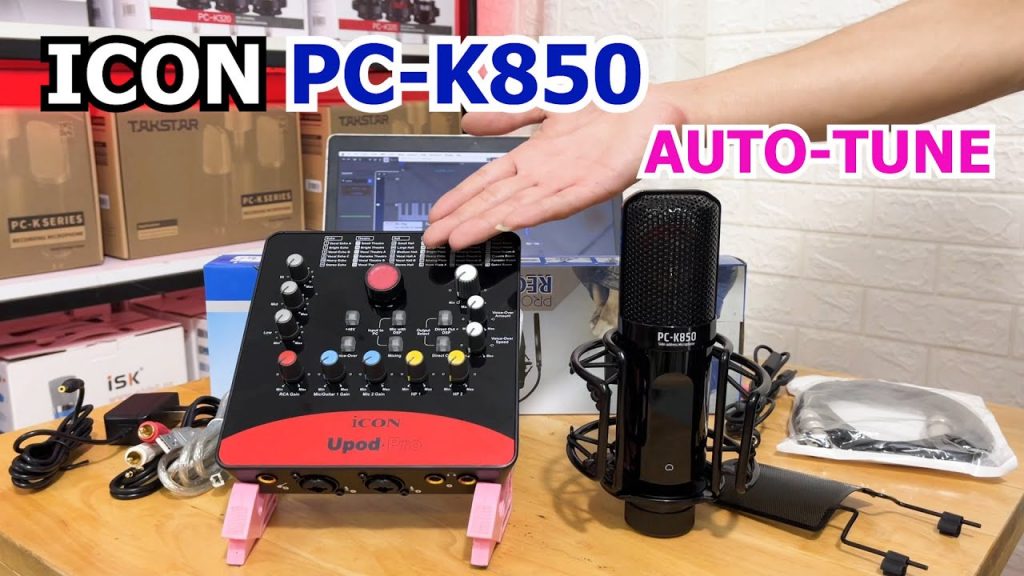 Bộ Mic Livestream Icon Upod Pro PC-K850