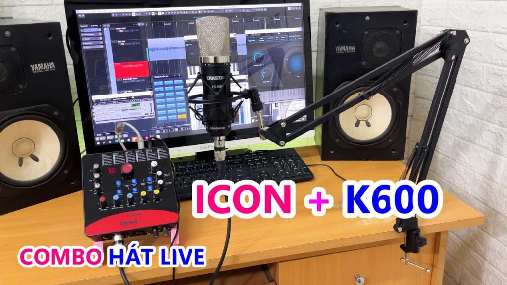 Bộ micro livestream icon upod pro pc-k600