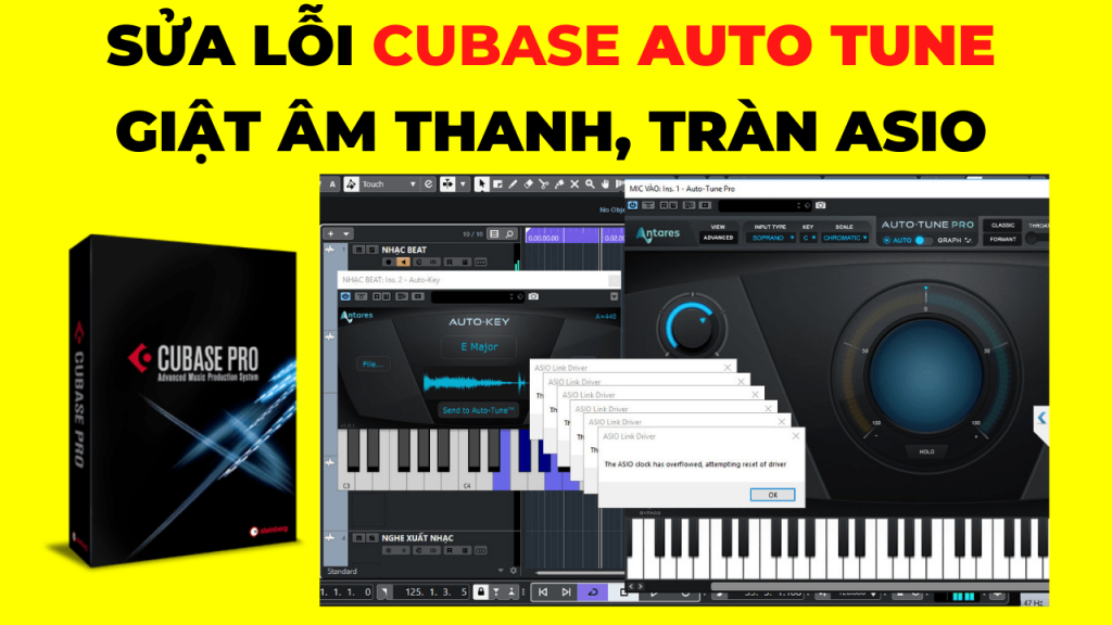Sửa Lỗi Giật Âm Thanh Khi Hát Live Cubase 10