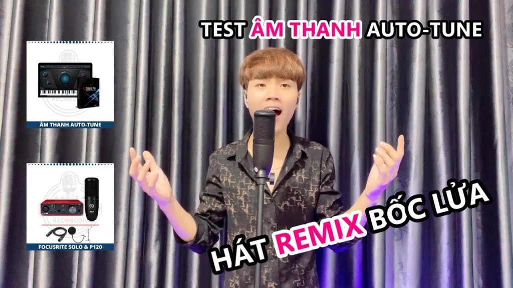 Test âm thanh bộ thu âm akg p120 focusrite solo gen 3