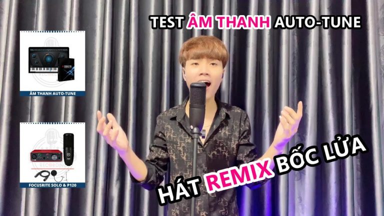 Test âm thanh bộ thu âm akg p120 focusrite solo gen 3