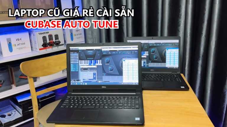 Laptop cài sẵn âm thanh cubase auto tune