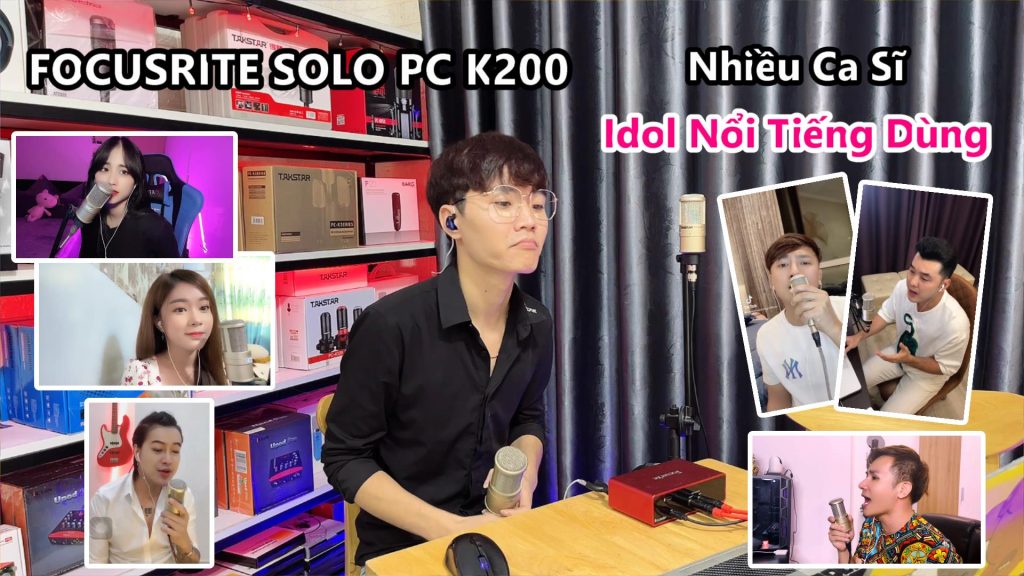 Test micro livestream được nhiều ca sĩ idol nổi tiếng dùng nhất