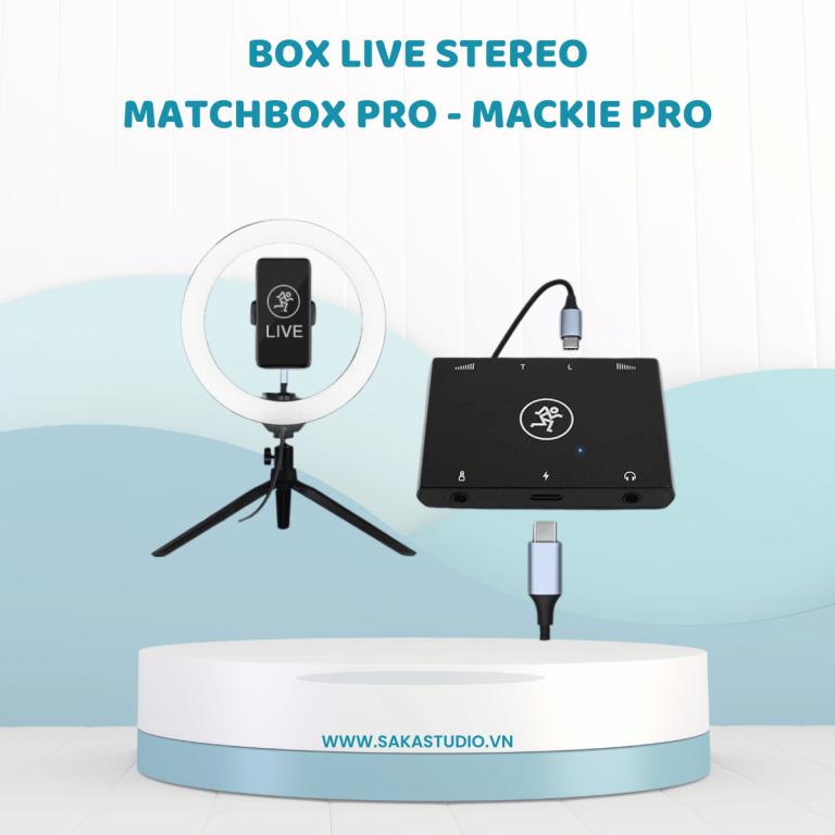 box livestream stereo matchbox pro - mackie pro