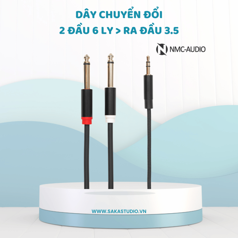Dây chuyển đổi 2 đầu 6 ly ra đầu 3.5