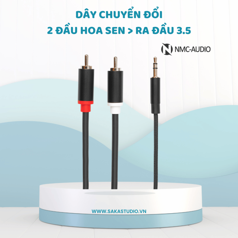 Dây chuyển đổi 2 đầu hoa sen ra đầu 3.5
