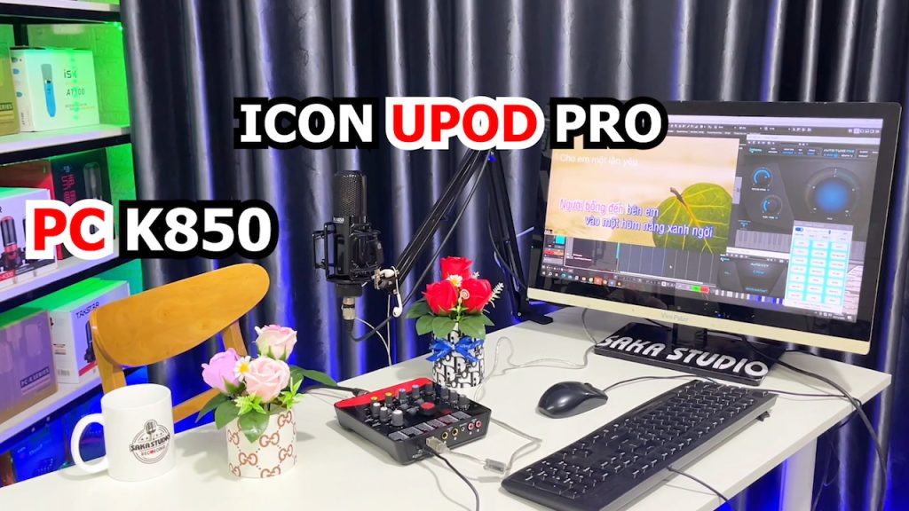 Bộ livestream icon upod pro pc k850