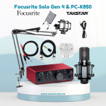 Bộ thu âm Focusrite solo gen 4 micro pc k850