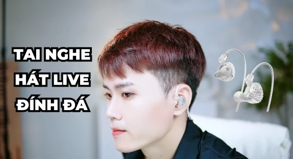 Tai nghe hát live đính đá cho idol live iSK ES80